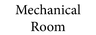 Mechanical Room